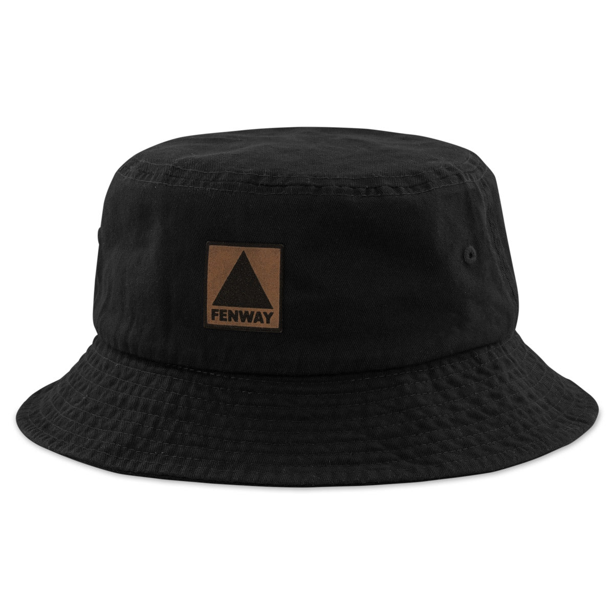 Fenway Leather Patch Bucket Hat - Chowdaheadz