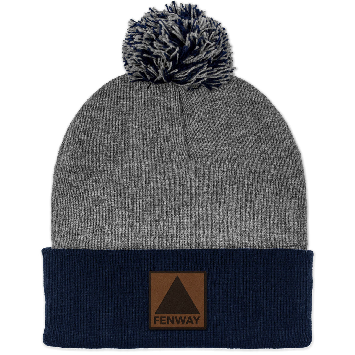 Fenway Leather Patch Two Tone Knit - Chowdaheadz