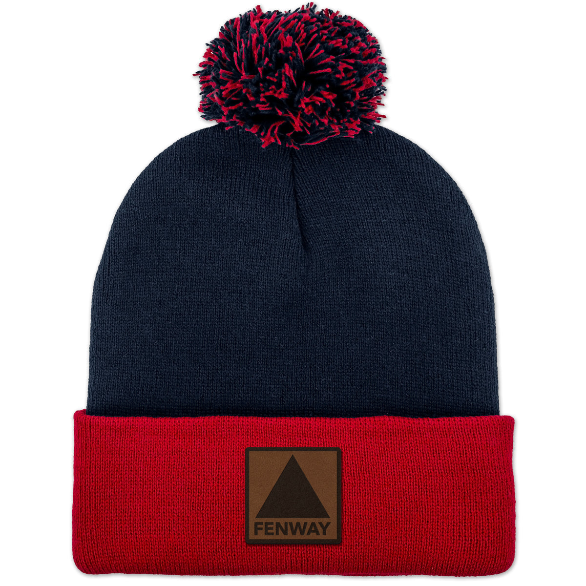 Fenway Leather Patch Two Tone Knit - Chowdaheadz