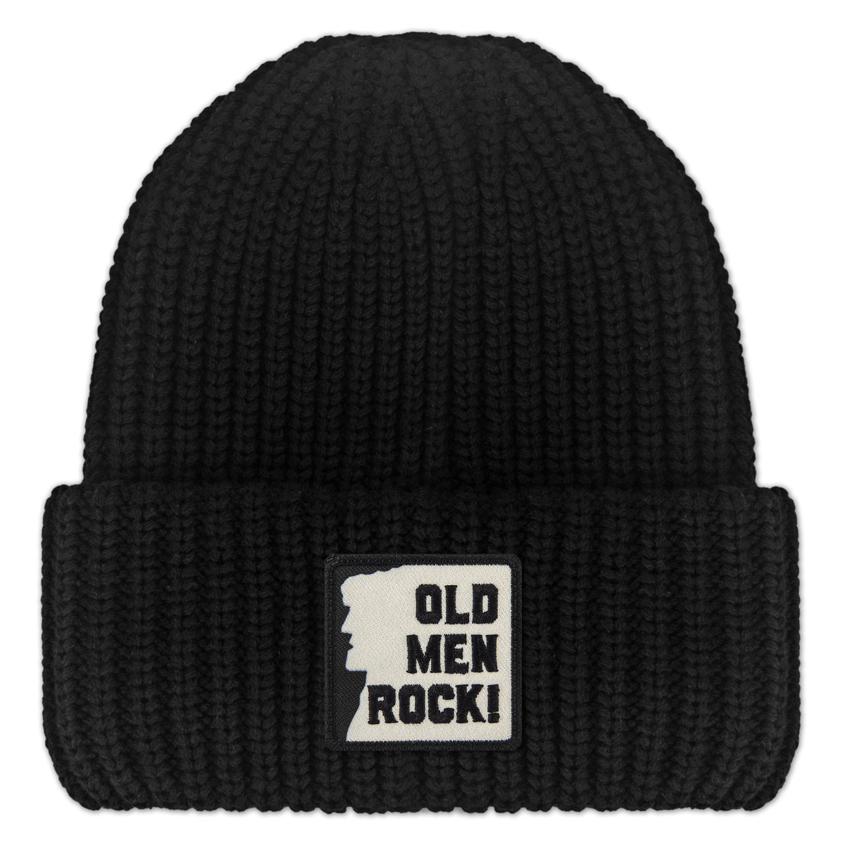 Old Men Rock Chunky Knit Winter Hat - Chowdaheadz