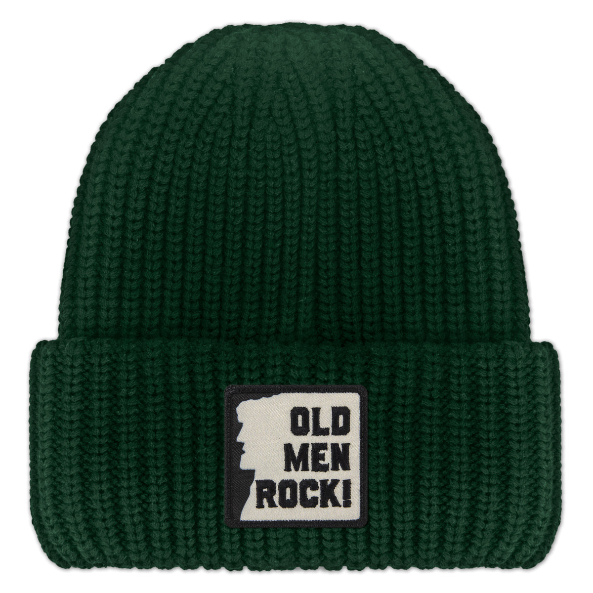 Old Men Rock Chunky Knit Winter Hat - Chowdaheadz