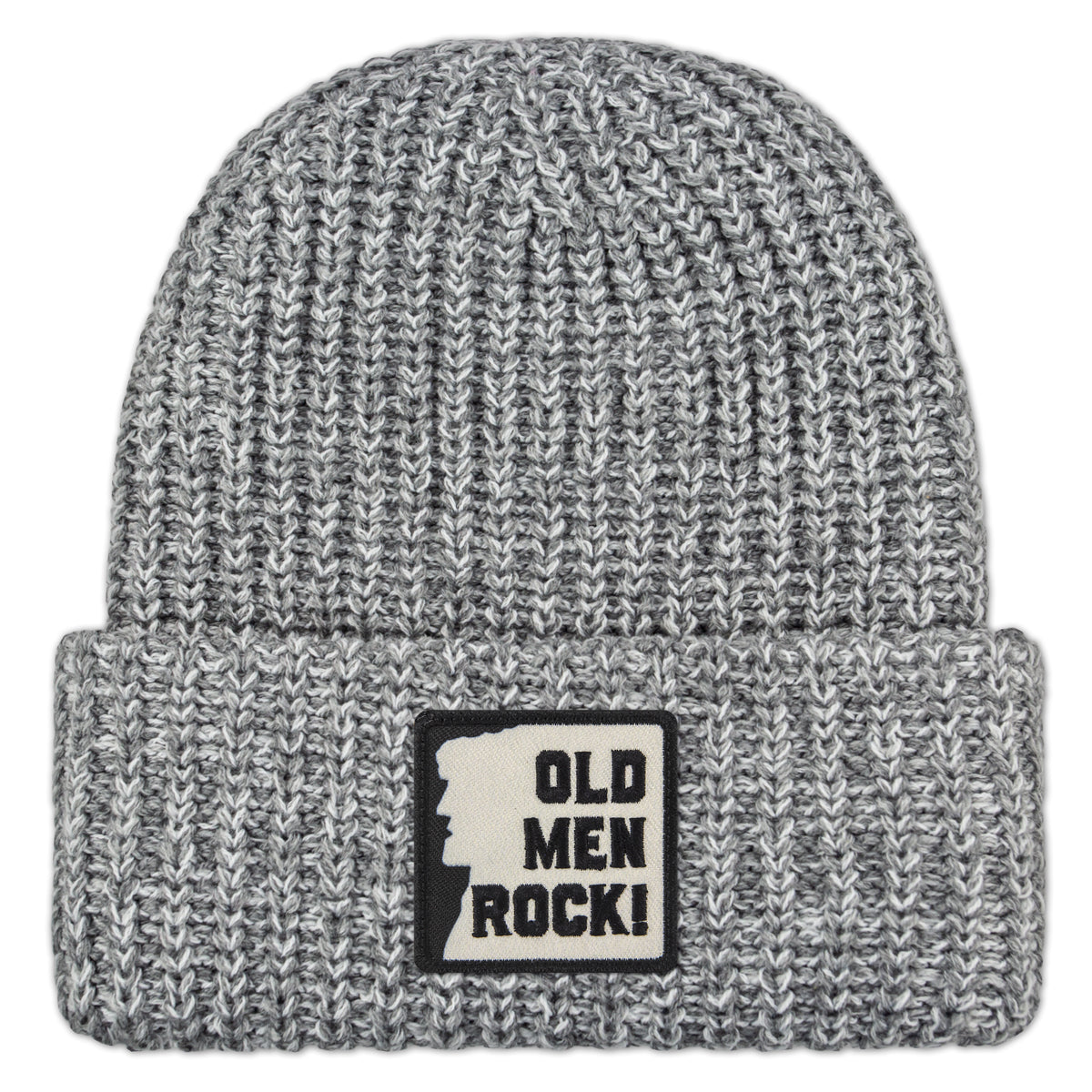 Old Men Rock Chunky Knit Winter Hat - Chowdaheadz