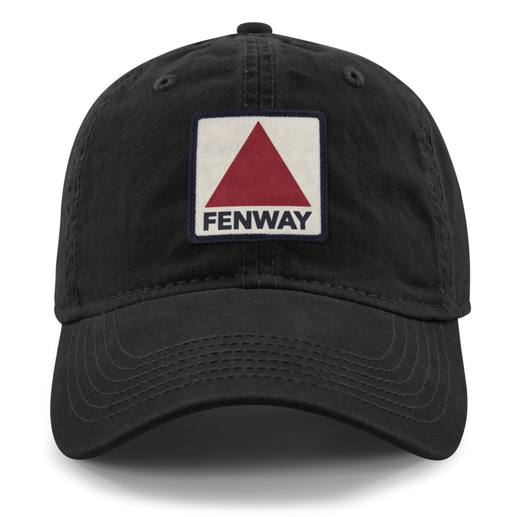 Fenway Printed Patch Dad Hat — front view in Black