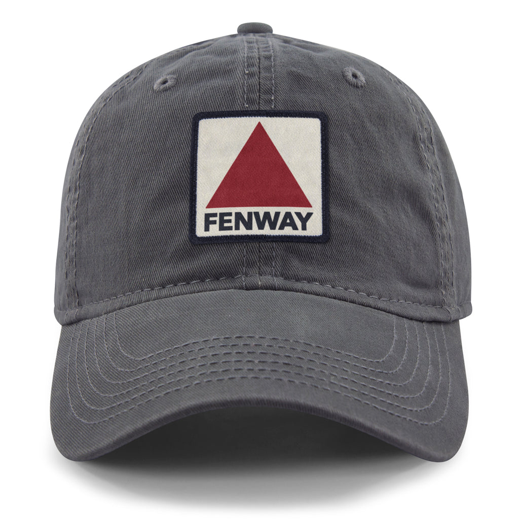 Fenway Printed Patch Dad Hat — front view in Charcoal