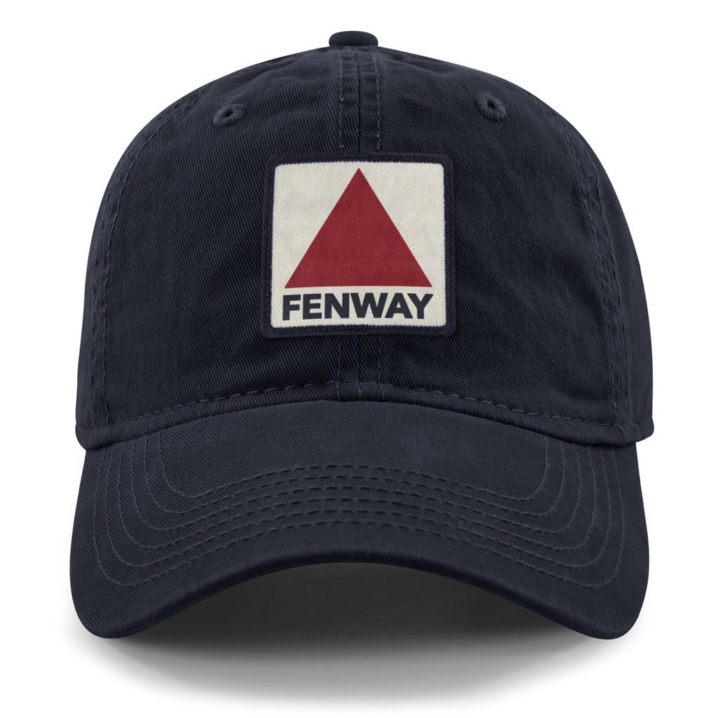Fenway Printed Patch Dad Hat — front view in Navy