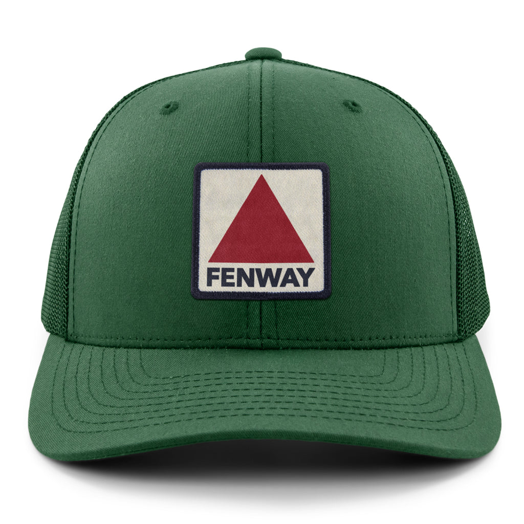 Fenway Printed Patch Classic Snapback Trucker Hat — front view