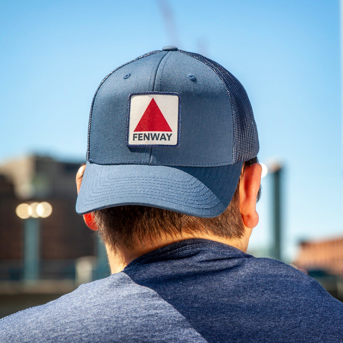 Fenway Printed Patch Classic Snapback Trucker Hat - Chowdaheadz