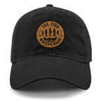 Fish Whisperaah "Wood Grain" Patch Dad Hat - Chowdaheadz