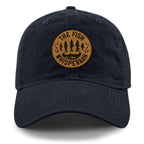 Fish Whisperaah "Wood Grain" Patch Dad Hat - Chowdaheadz