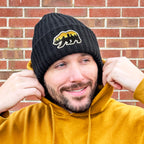 Boston Bear Skyline Chunky Knit Winter Hat