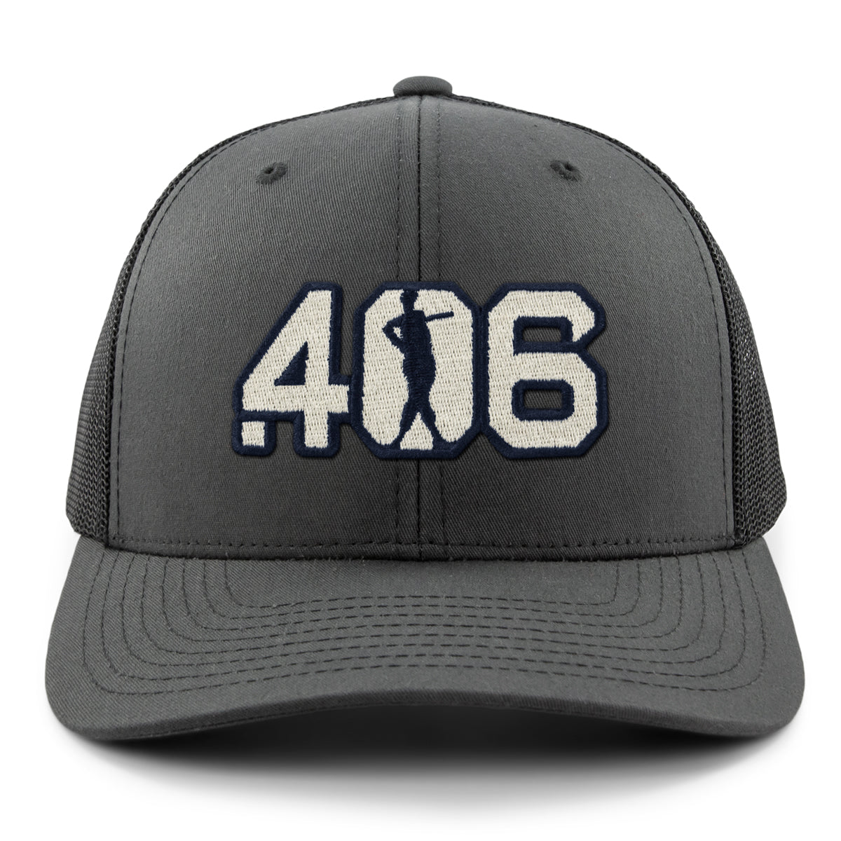 .406 Hitter Patch Classic Snapback Trucker Hat - Chowdaheadz