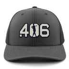 .406 Hitter Patch Classic Snapback Trucker Hat