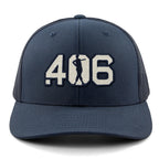 .406 Hitter Patch Classic Snapback Trucker Hat