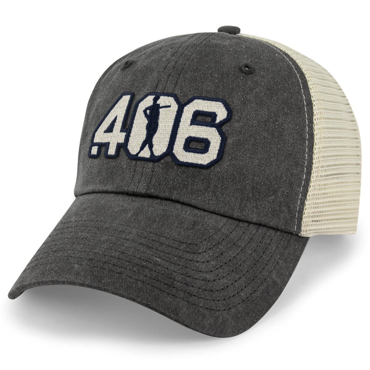 .406 Hitter Relaxed Trucker Hat - Chowdaheadz