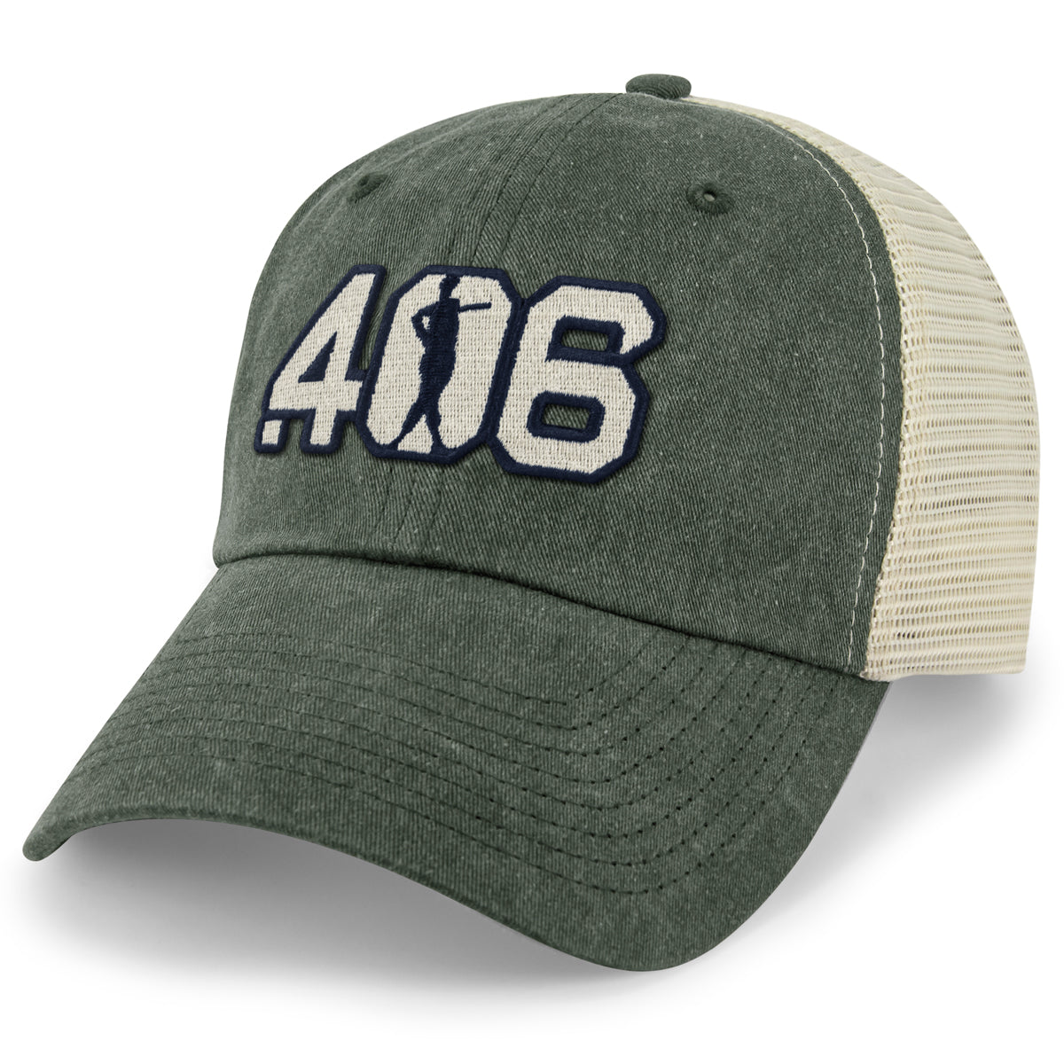 .406 Hitter Relaxed Trucker Hat - Chowdaheadz
