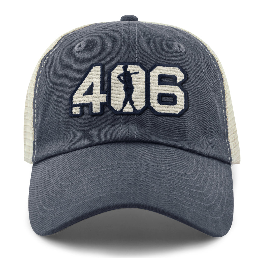 .406 Hitter Relaxed Trucker Hat - Chowdaheadz