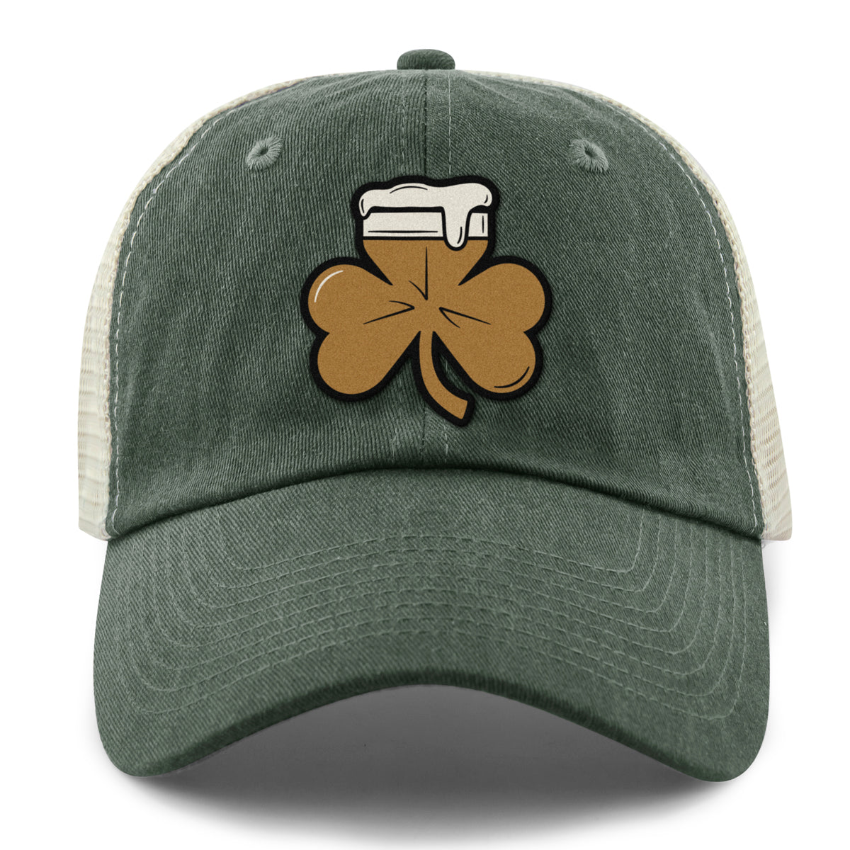 Shamrock On Tap Relaxed Trucker - Chowdaheadz
