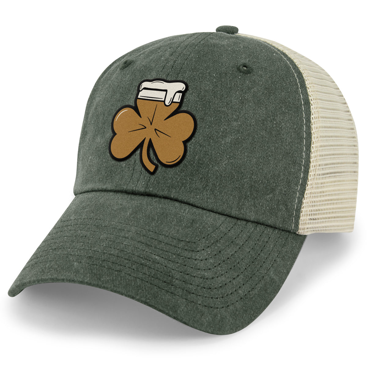 Shamrock On Tap Relaxed Trucker - Chowdaheadz