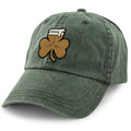 Shamrock On Tap Washed Dad Hat - Chowdaheadz