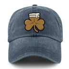 Shamrock On Tap Washed Dad Hat - Chowdaheadz