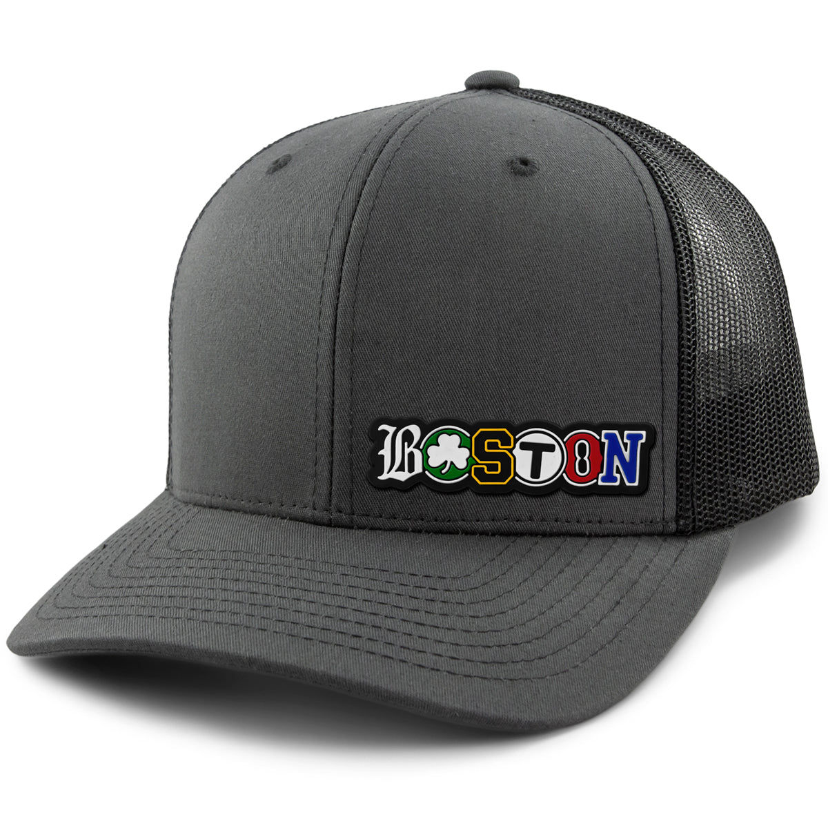 Boston Townie Pride PVC Classic Snapback Trucker Hat