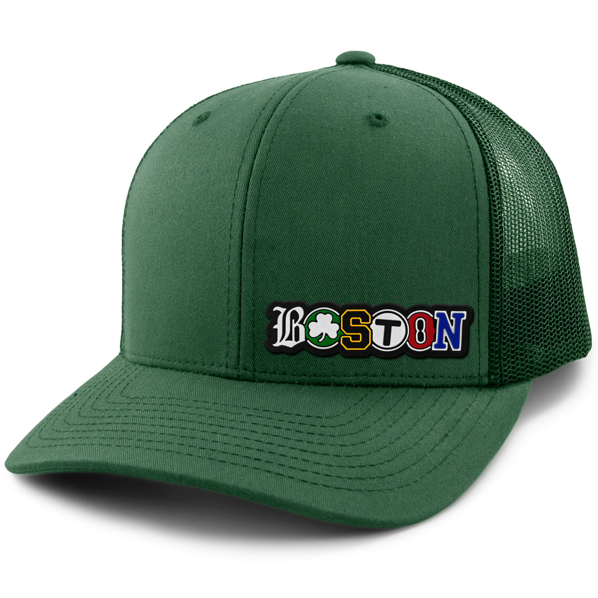 Boston Townie Pride PVC Classic Snapback Trucker Hat