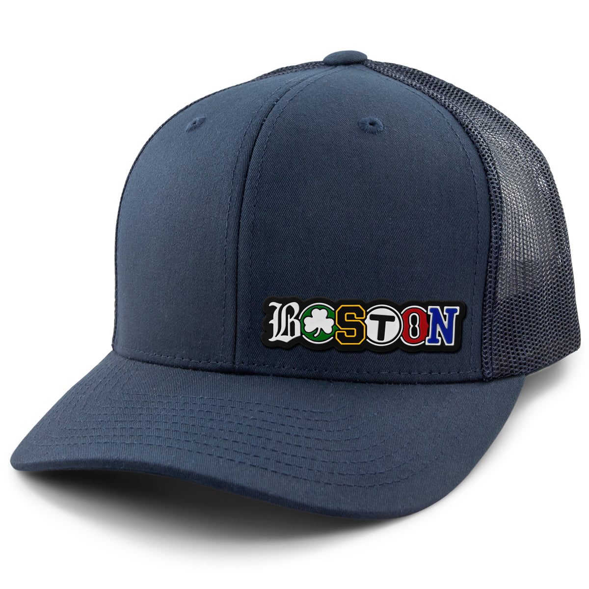 Boston Townie Pride PVC Classic Snapback Trucker Hat