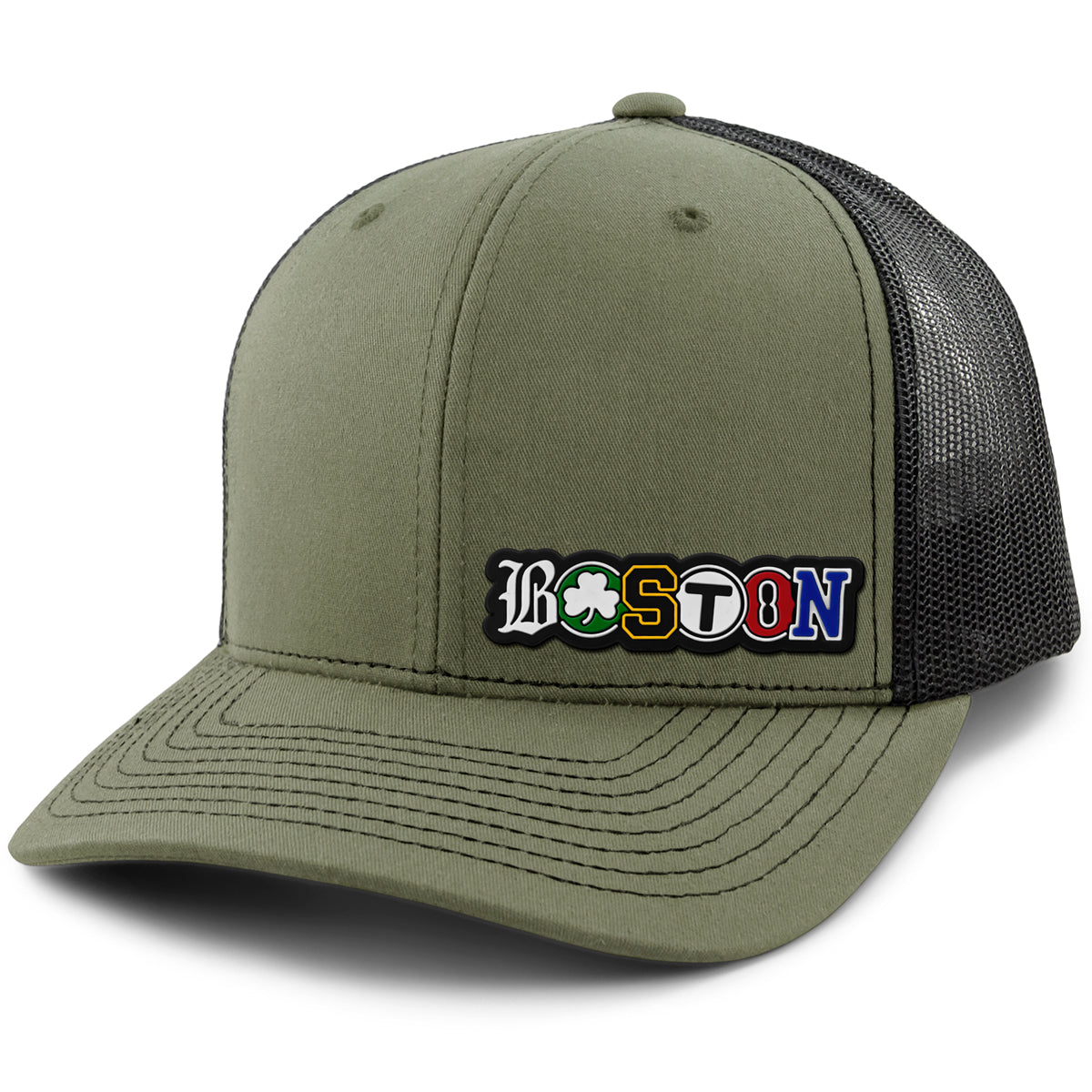 Boston Townie Pride PVC Classic Snapback Trucker Hat