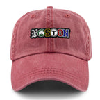 Boston Townie Pride PVC Washed Dad Hat