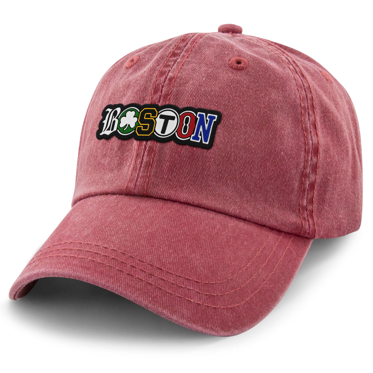 Boston Townie Pride PVC Washed Dad Hat