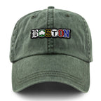 Boston Townie Pride PVC Washed Dad Hat