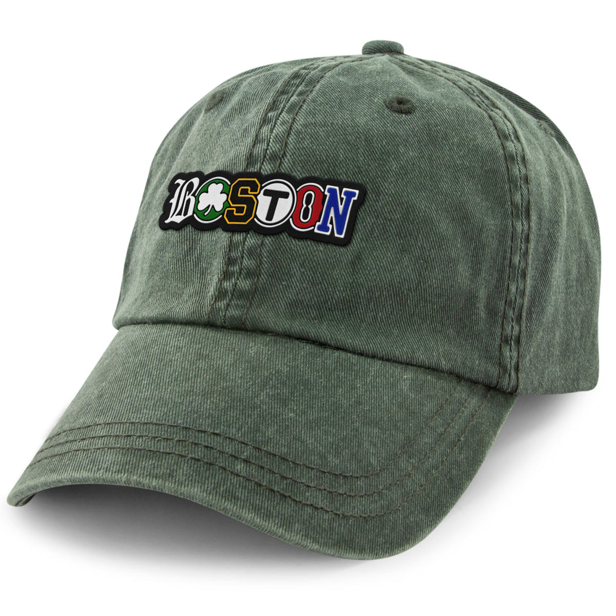 Boston Townie Pride PVC Washed Dad Hat