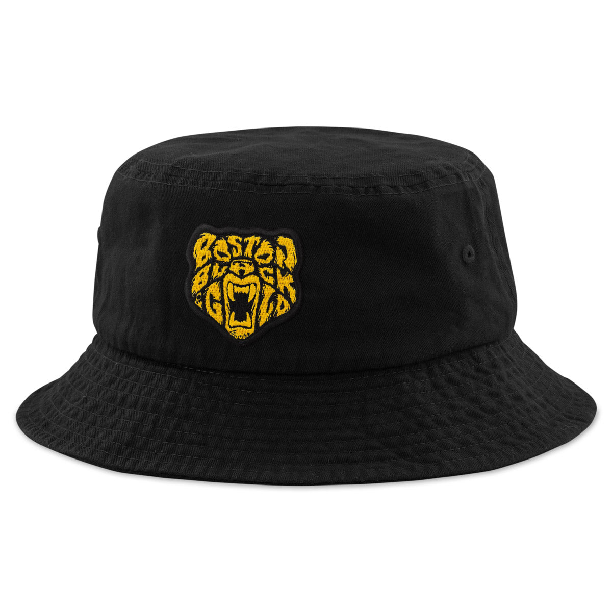 Boston Black & Gold Bear Bucket Hat - Chowdaheadz