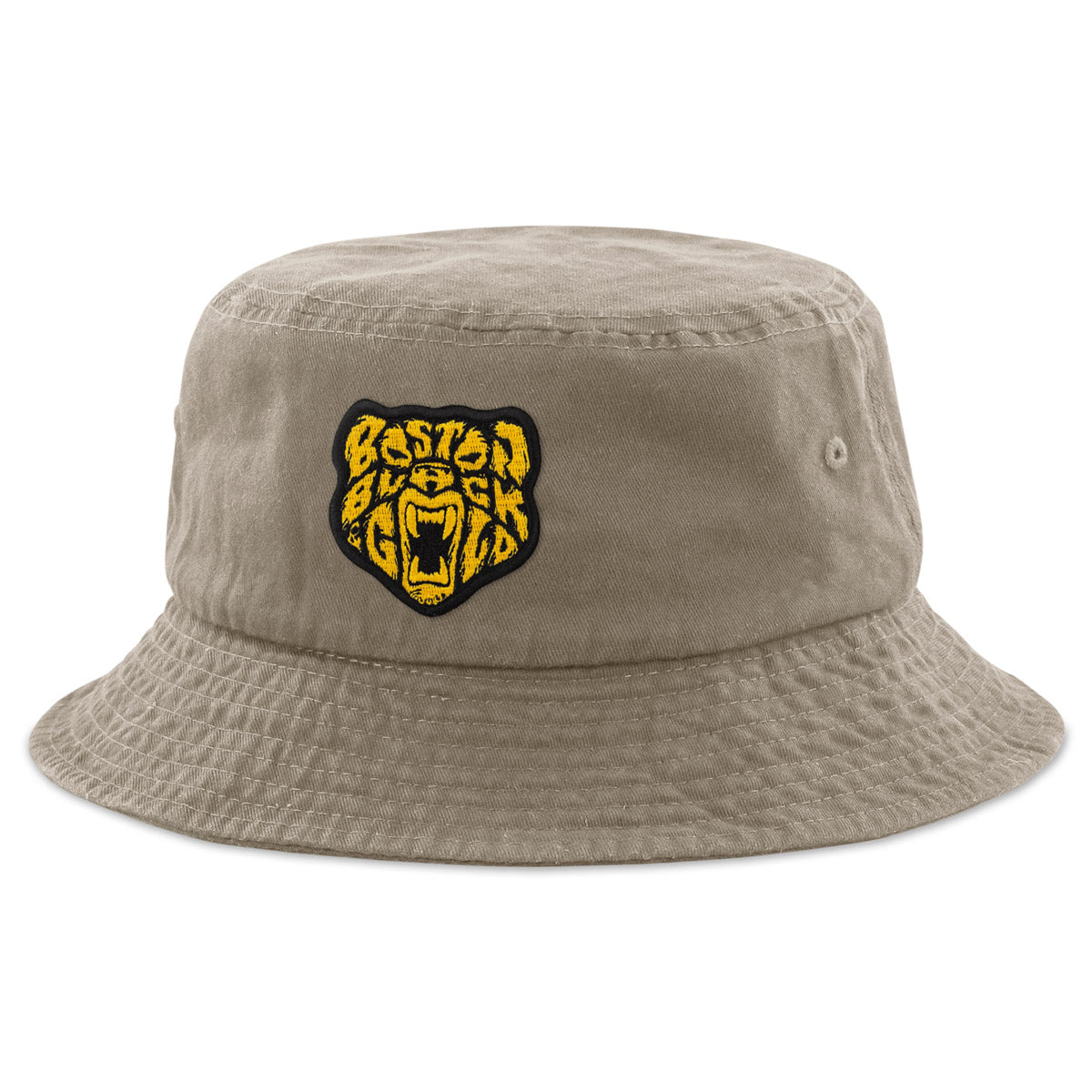 Boston Black & Gold Bear Bucket Hat - Chowdaheadz