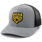 Black & Gold Bear Classic Snapback Trucker Hat