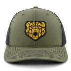 Black & Gold Bear Classic Snapback Trucker Hat