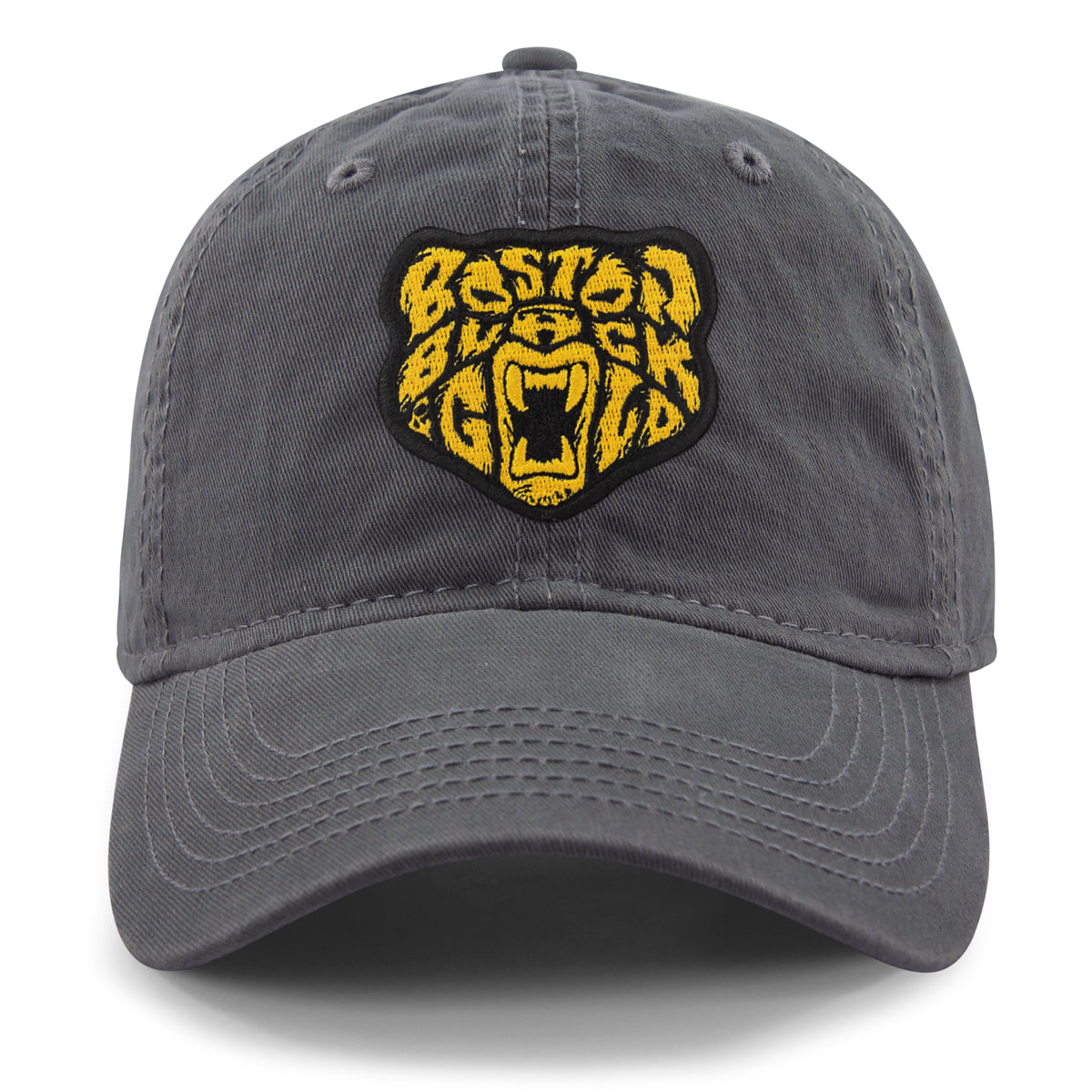Black & Gold Bear Dad Hat - Chowdaheadz