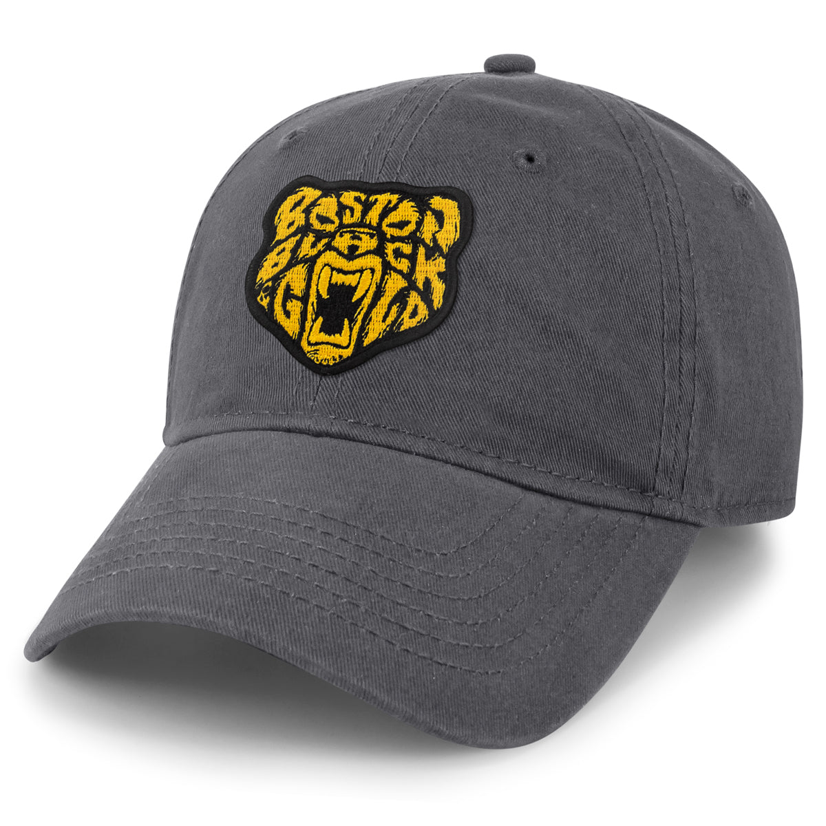 Black & Gold Bear Dad Hat - Chowdaheadz