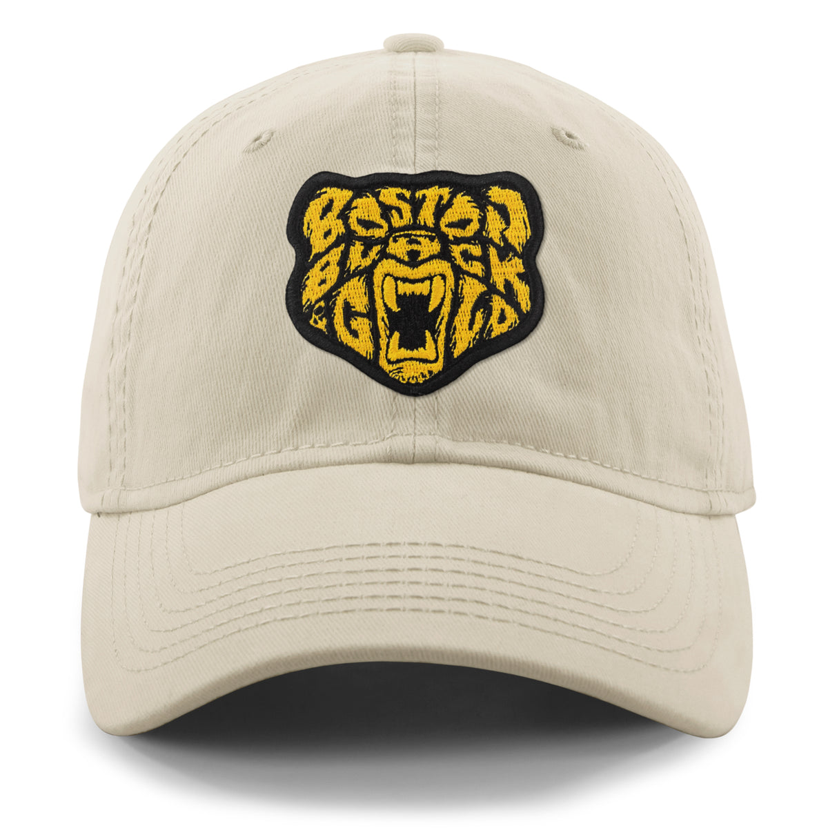 Black & Gold Bear Dad Hat - Chowdaheadz