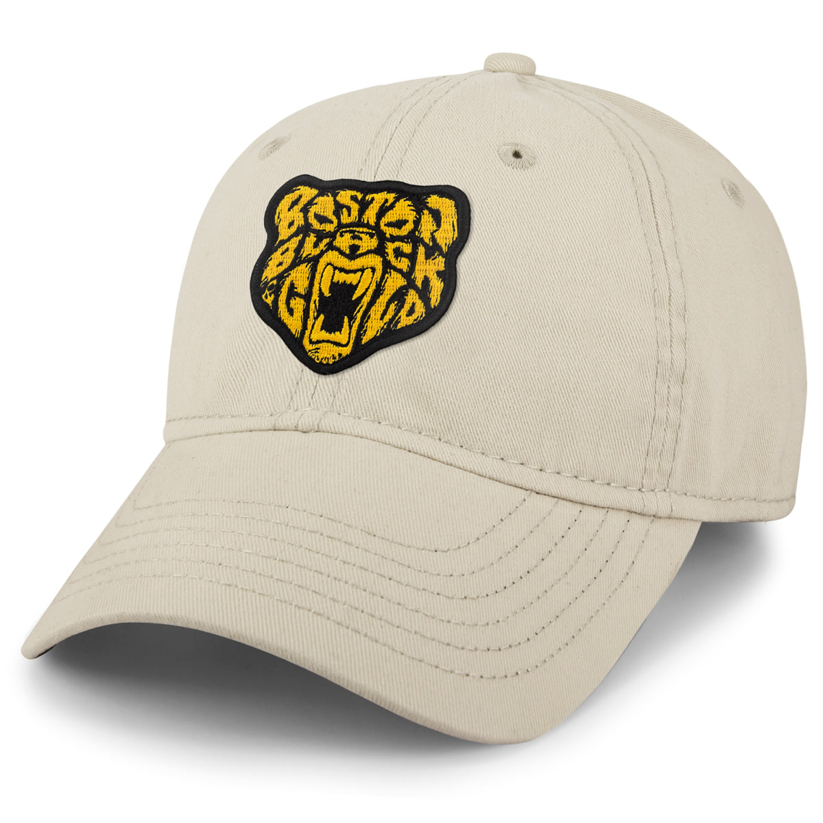Black & Gold Bear Dad Hat - Chowdaheadz