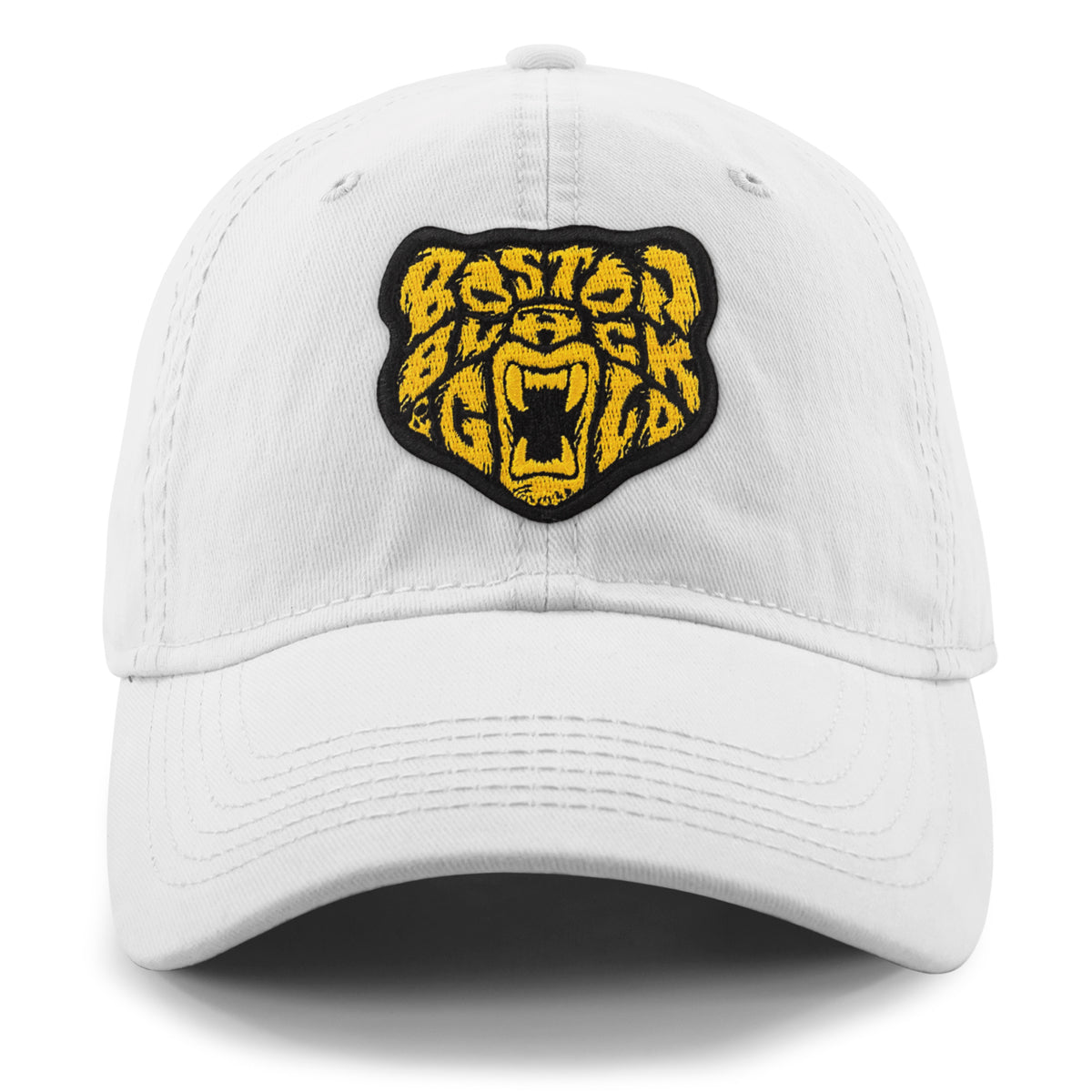 Black & Gold Bear Dad Hat - Chowdaheadz