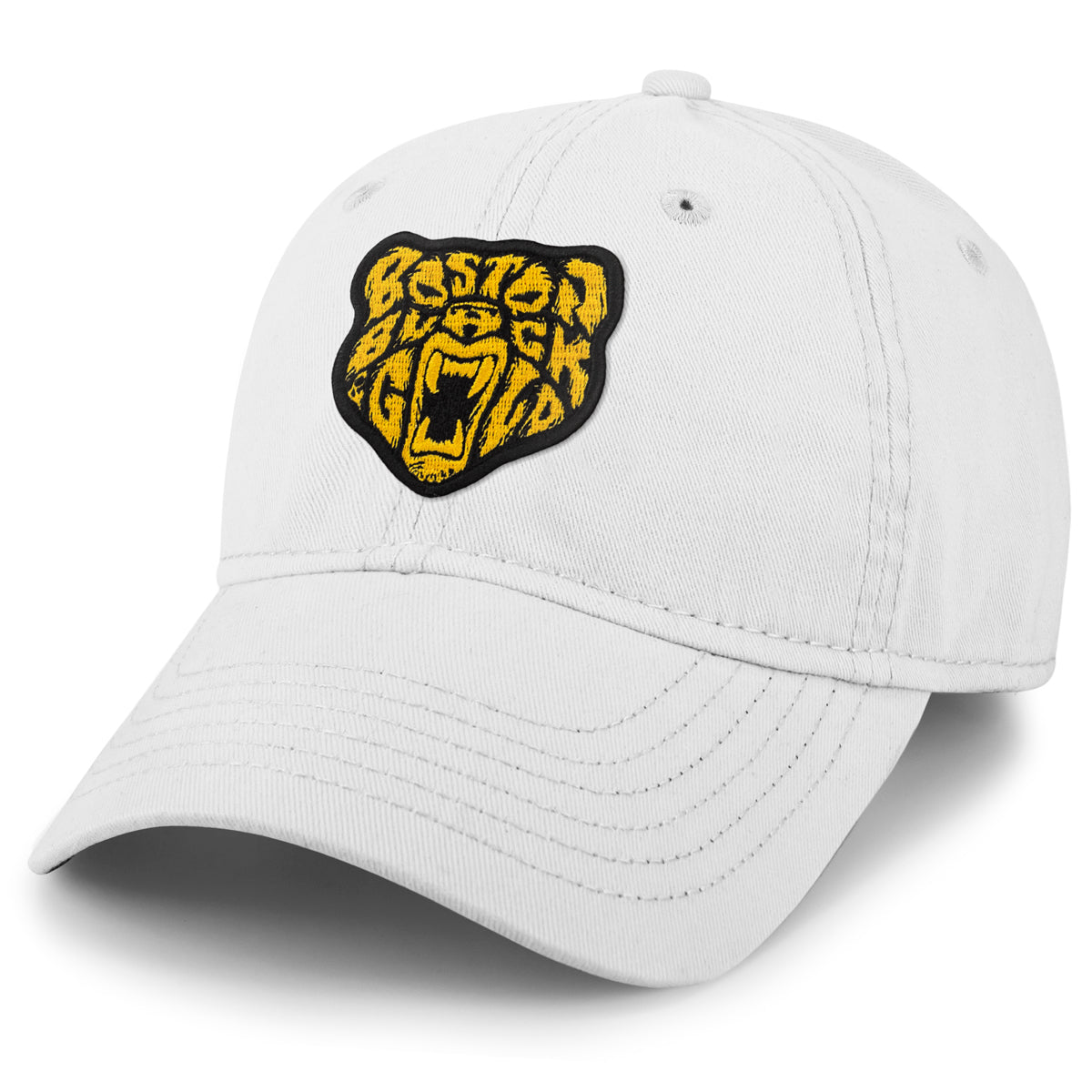 Black & Gold Bear Dad Hat - Chowdaheadz
