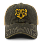 Black & Gold Bear Dirty Water Trucker Hat