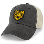 Boston Black & Gold Bear Relaxed Trucker Hat