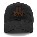617 Shamrock Leather Patch Dad Hat - Chowdaheadz