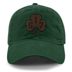617 Shamrock Leather Patch Dad Hat - Chowdaheadz
