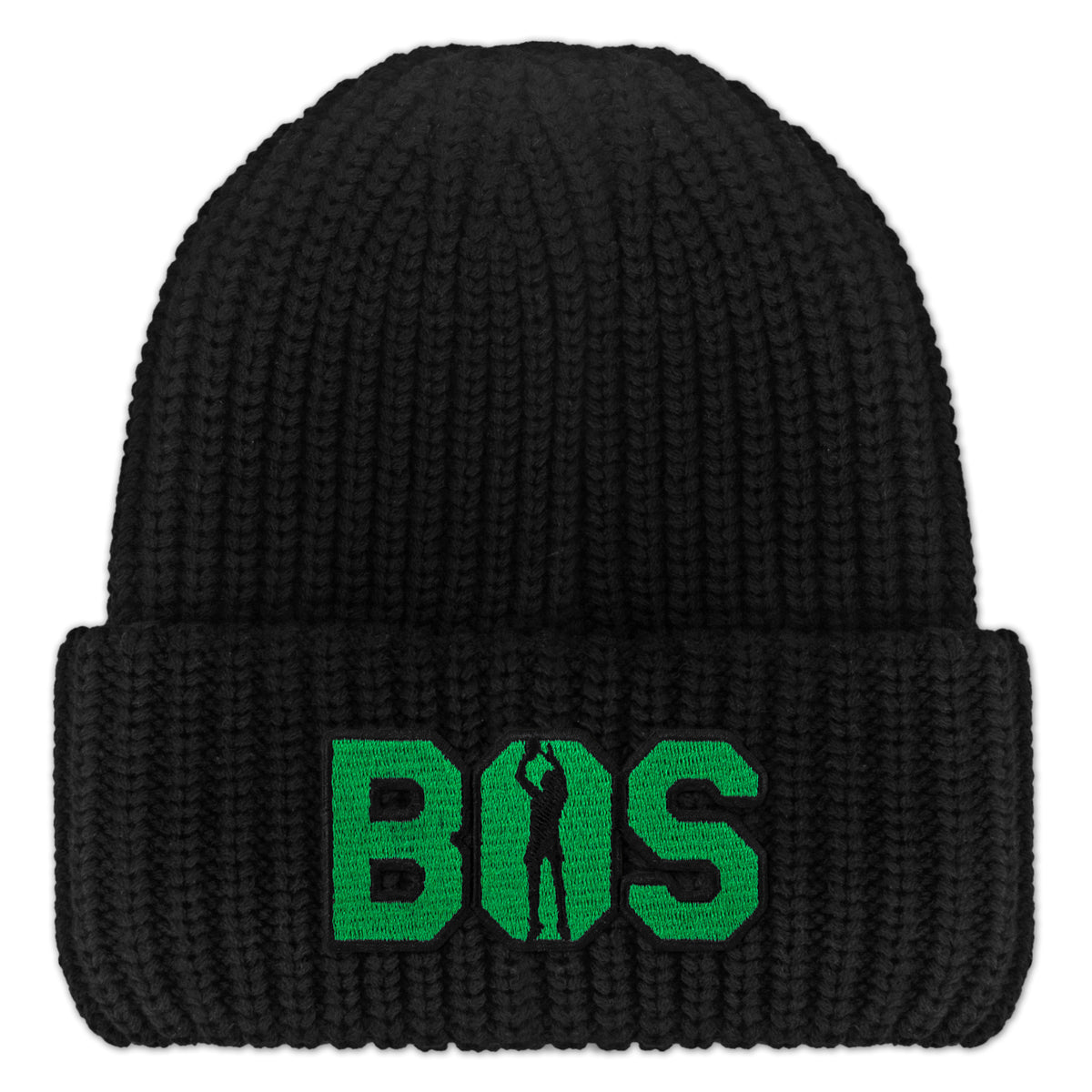 BOS Jump Shot Chunky Knit Winter Hat - Chowdaheadz