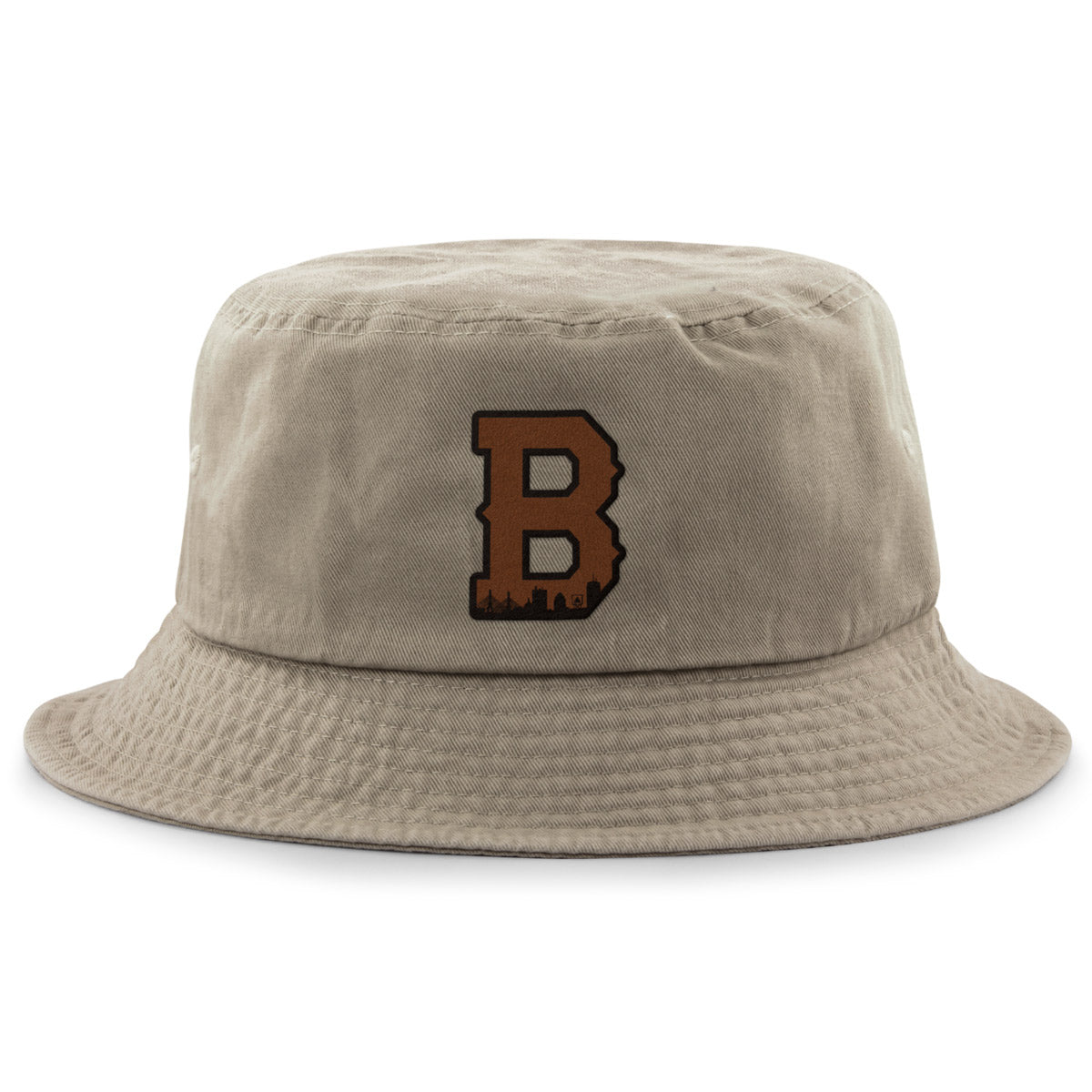 Boston B Skyline Leather Patch Bucket Hat - Chowdaheadz