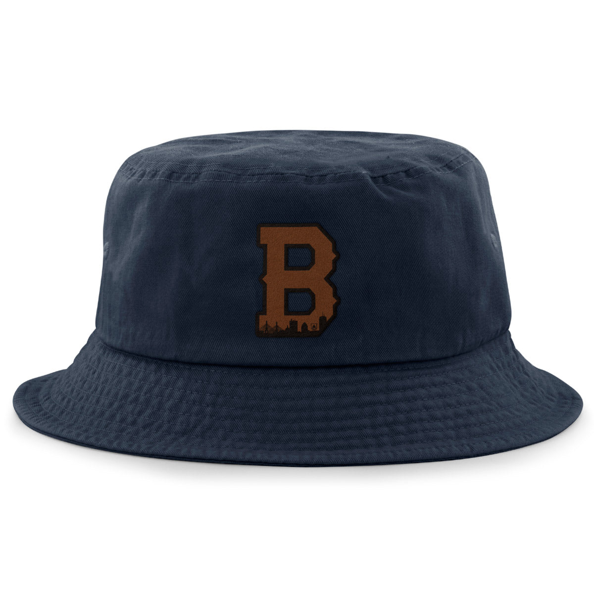 Boston B Skyline Leather Patch Bucket Hat - Chowdaheadz