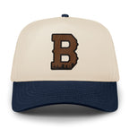 Boston B Skyline Leather Patch Retro Snapback Hat - Chowdaheadz